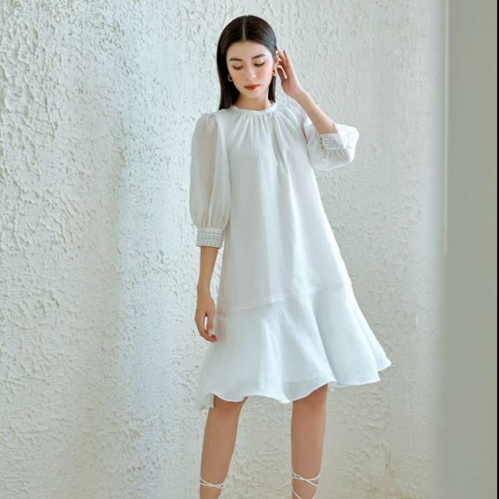 OLV – Đầm Powdered Snow Combined Dress – OLV ,SKU : 1713937424_VNAMZ-7633111428 >>>🇻🇳 Top1Vietnam 🛒>>> lazada.vn 🇻🇳🇻🇳🇻🇳🛒🛍🛒