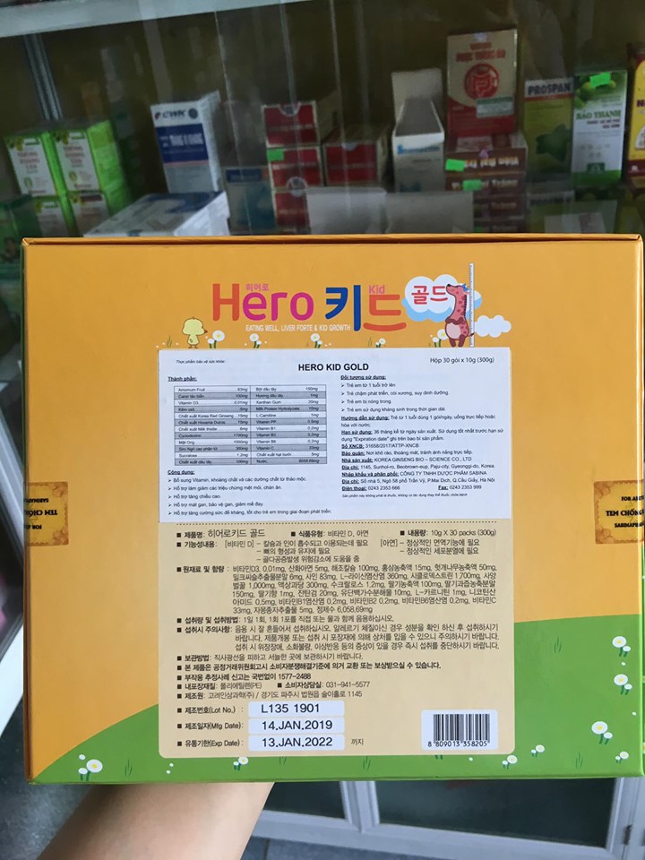 HERO KID GOLD - GIÚP TRẺ ĂN NGON