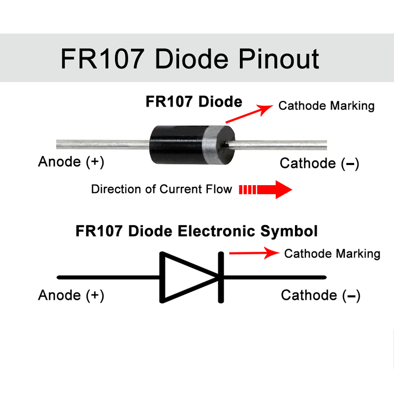 Combo 10 Diode xung FR207 2A 1000V