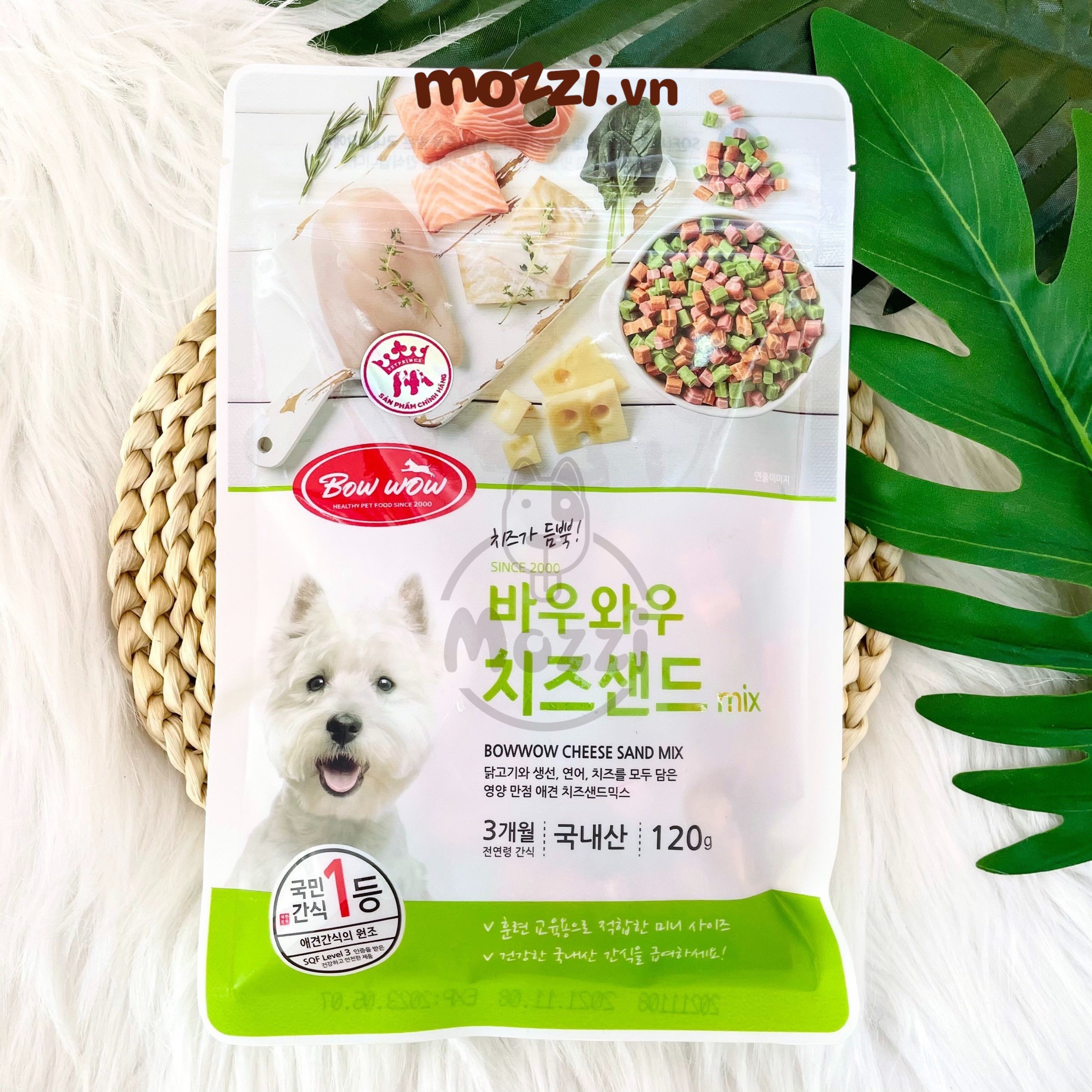 Snack cho chó Sandwich Snack hỗn hợp Bowwow