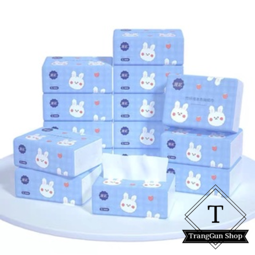 Sale !!! Giấy Ăn Rút Hình Thỏ Siêu Hót [Bán Lẻ 1 Gói]
