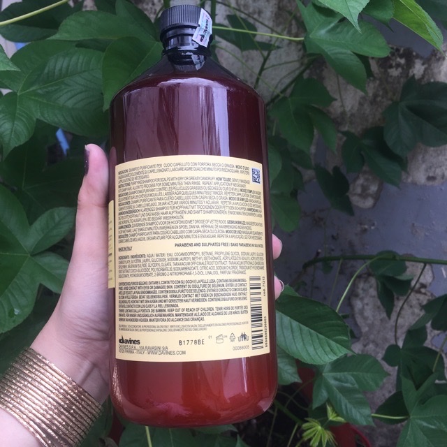 Dầu gội  ngăn gàu Davines Purifying Shampoo 1000ml