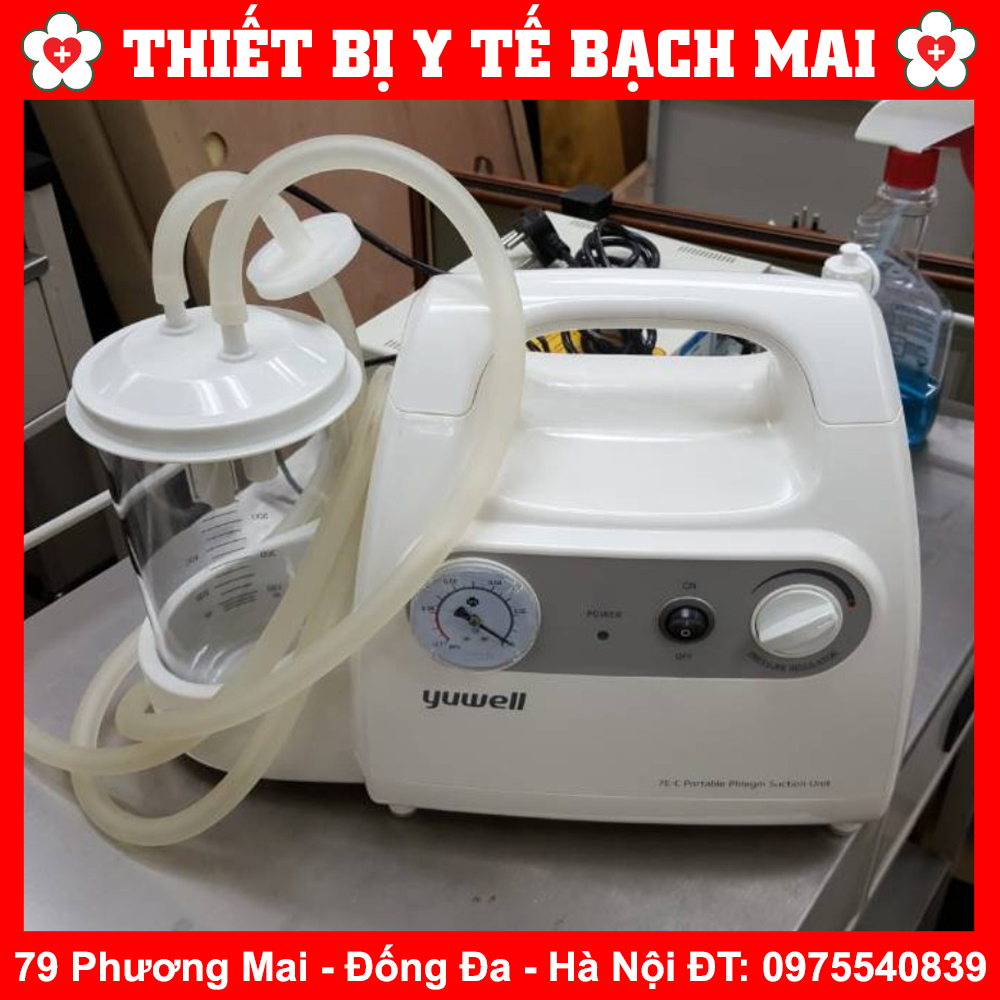 Máy Hút Dịch, Đờm, Mũi, Họng 1 Bình Yuwell 7E-C (Yuwell 7E C)