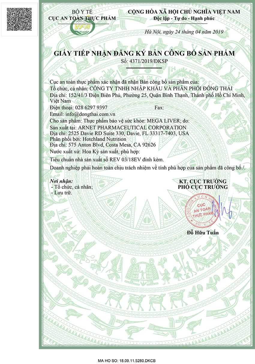 [HCM]MegaLiver thực phẩm chức năng gan