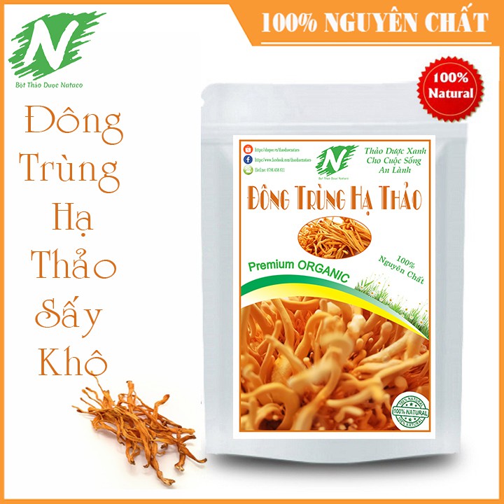 HCMĐông Trùng Hạ Thảo Sấy Khô 100g  Nuôi Cấy Tại Việt Nam