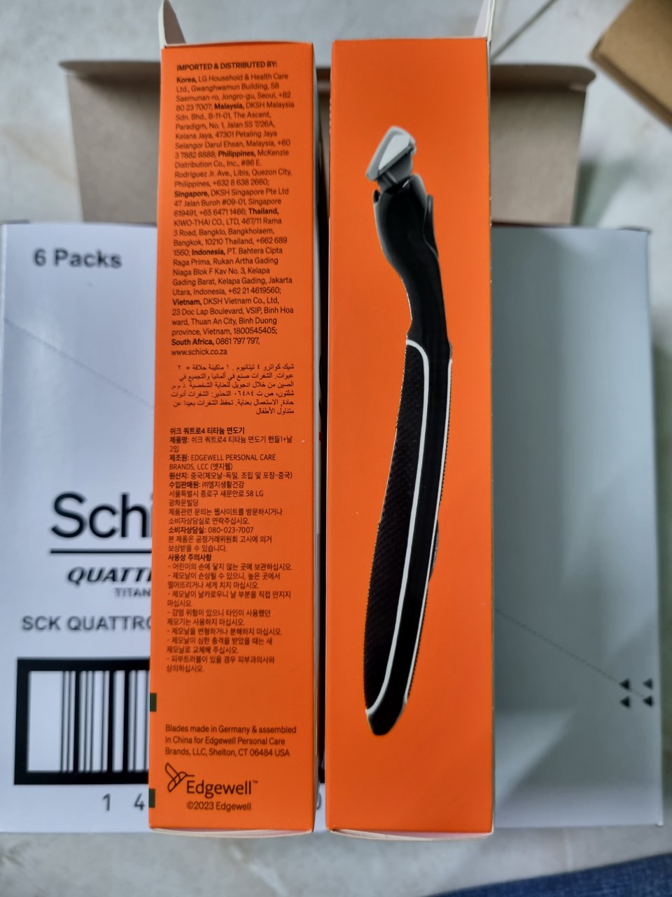 Dao Cạo Râu SCHICK QUATTRO TITANIUM 4 lưỡi
