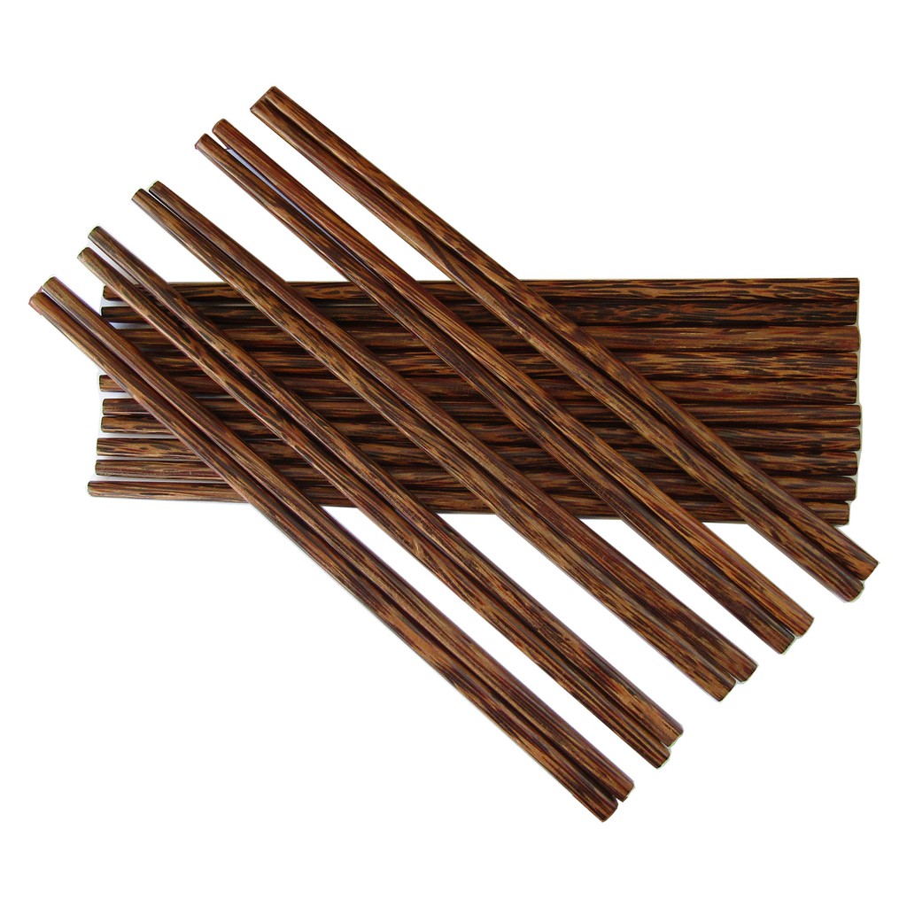 10 Đôi Đũa Dừa Ngọc Diệp Cao Cấp