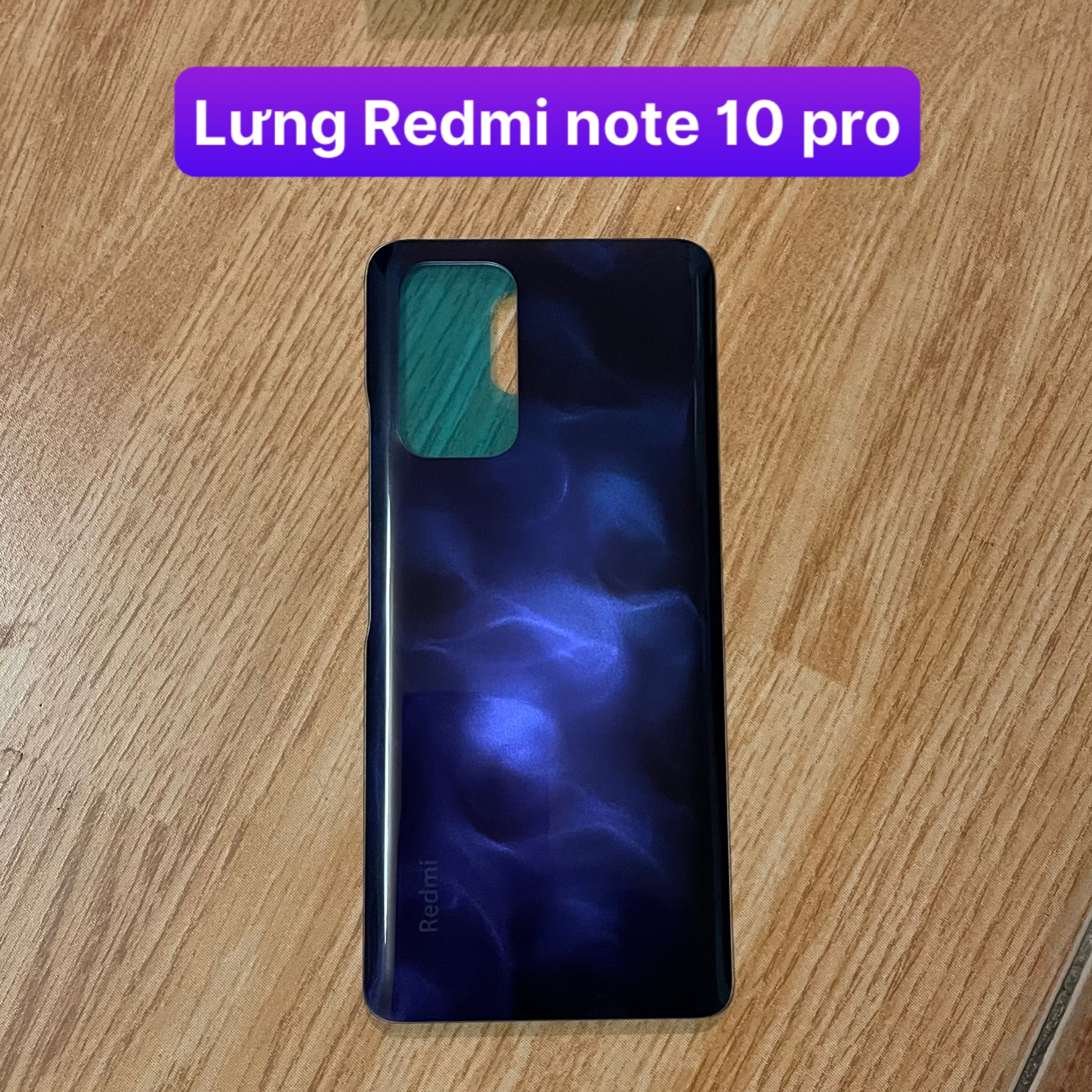 kính lưng zin điện thoại xiaomi Redmi note 10 pro