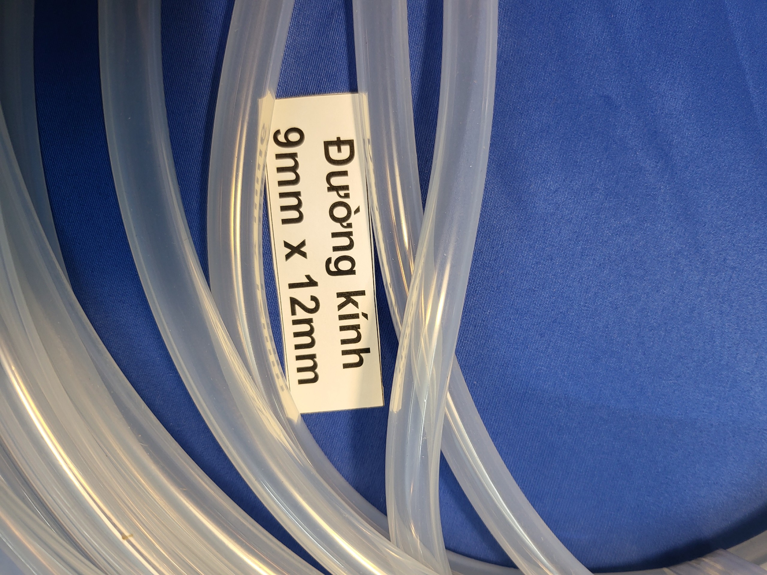 Ống silicon TRONG SUỐT phi 5, 6, 8, 9, 10, 12, 14 mm (giá/ 1 mét, bán số mét theo yêu cầu)