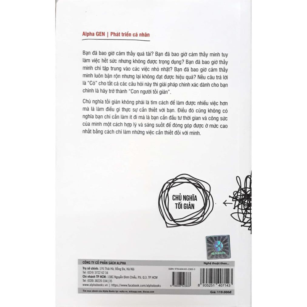 Sách Alphabooks - Nghệ Thuật Theo Đuổi Sự Tối Giản