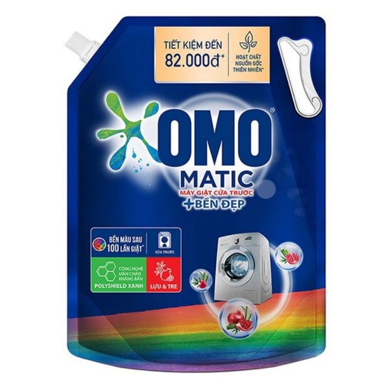 Túi Nước Giặt OMO Matic  3.7kg