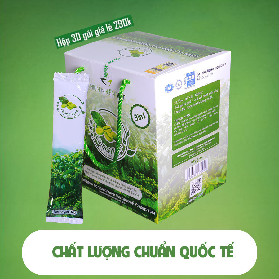 Cà Phê Xanh.Cà Phê Giảm Cân Kháng Mỡ