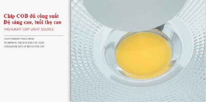 Đèn Led âm trần Chíp COB 5W