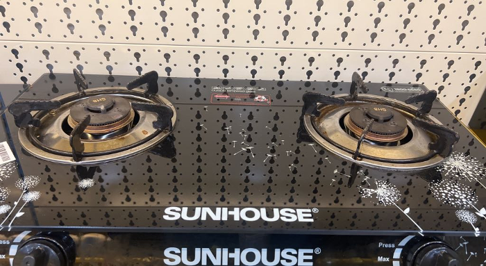 Gas cooker double Sunhouse SHB3365