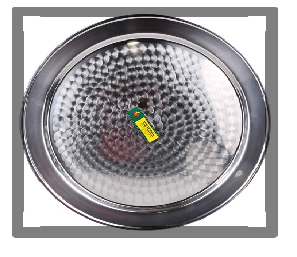 Mâm cơm inox 304 Vietcook - Size 52cm