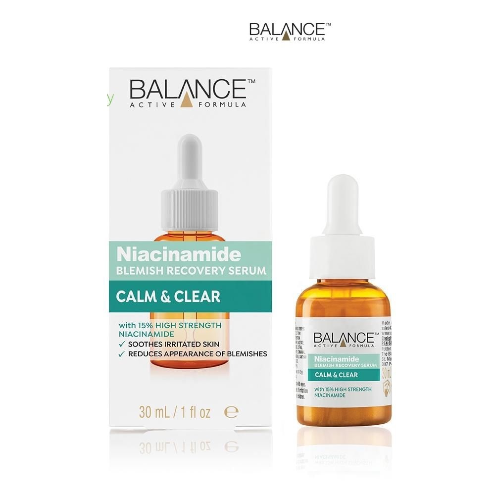 [HCM]Serum ngừa mụn mờ thâm Balance Active Formula Niacinamide 15% Blemish Recovery 30ml