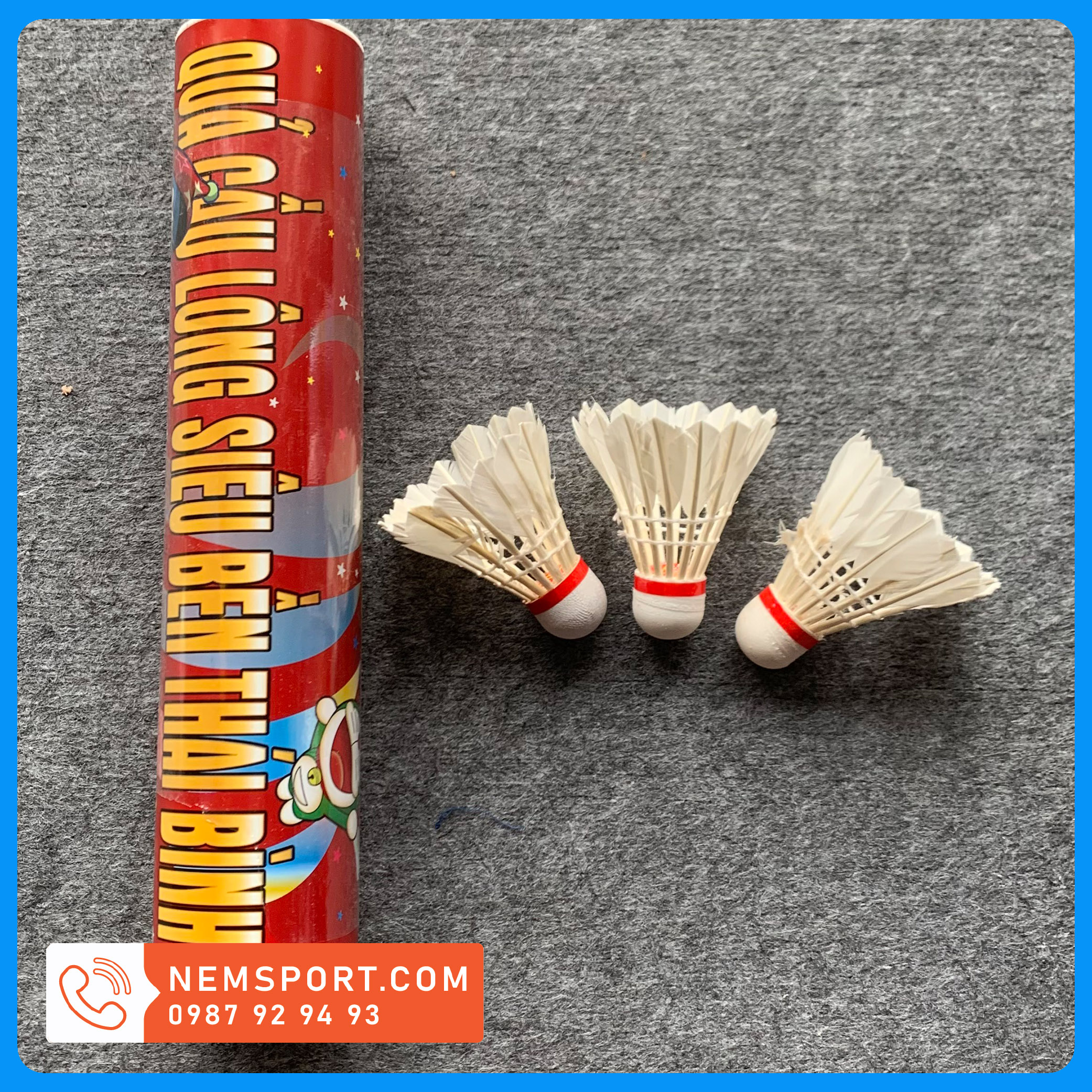 Quả Cầu Lông Doraemon Giá Rẻ ( Bán lẻ 1 quả )
