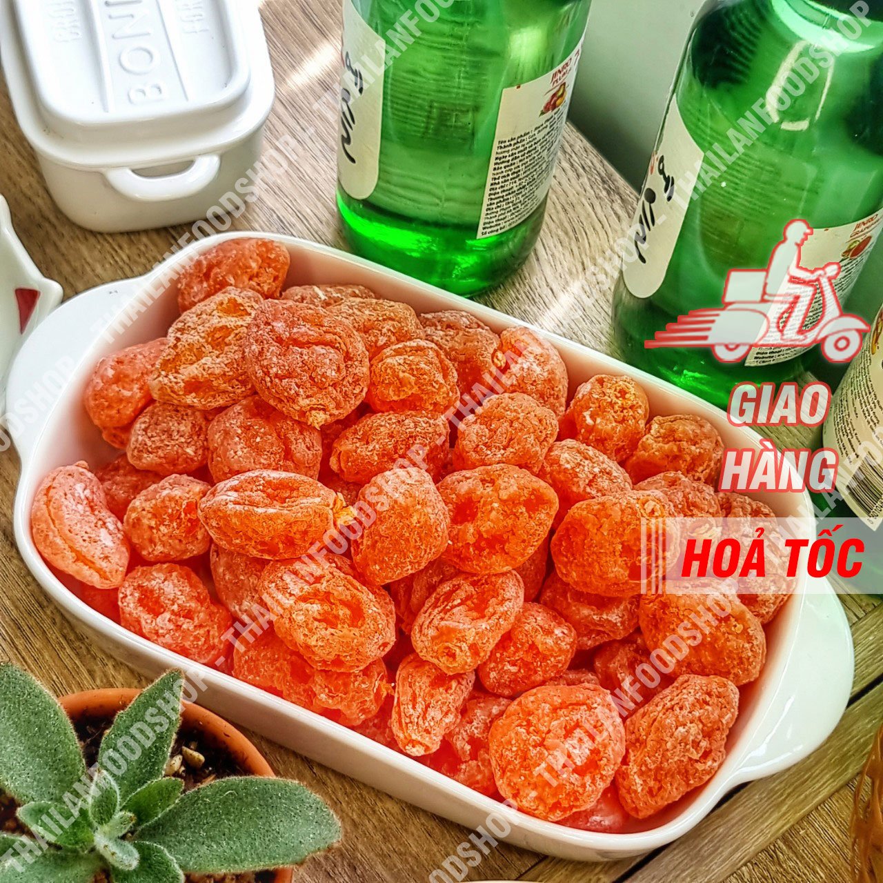 Xí Muội Mơ ( Xí Muội Đào ) Đà Lạt - Lon 500gr