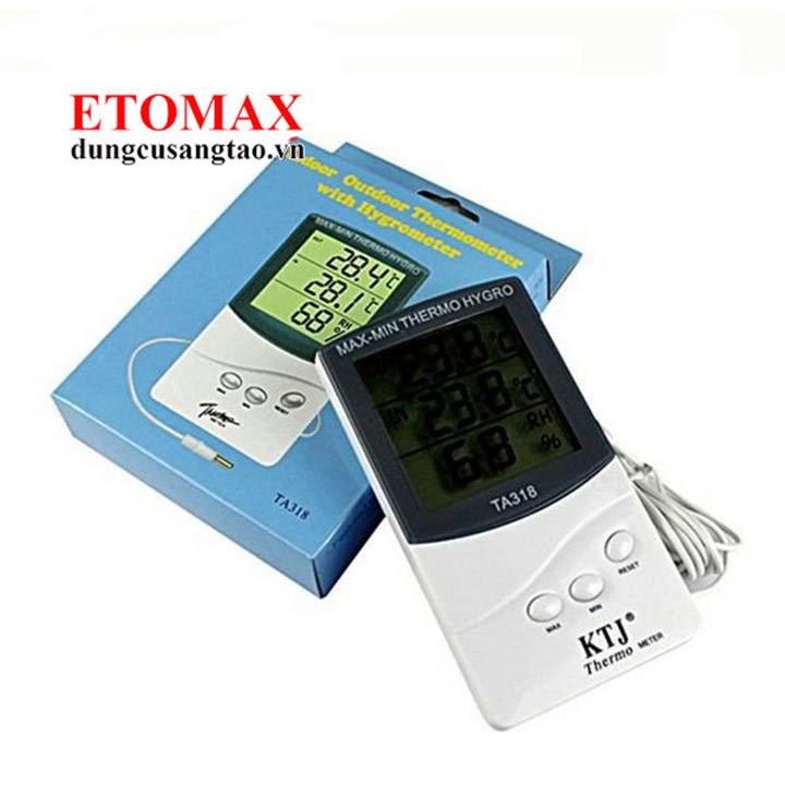 Máy đo nhiệt độ, độ ẩm TA-318