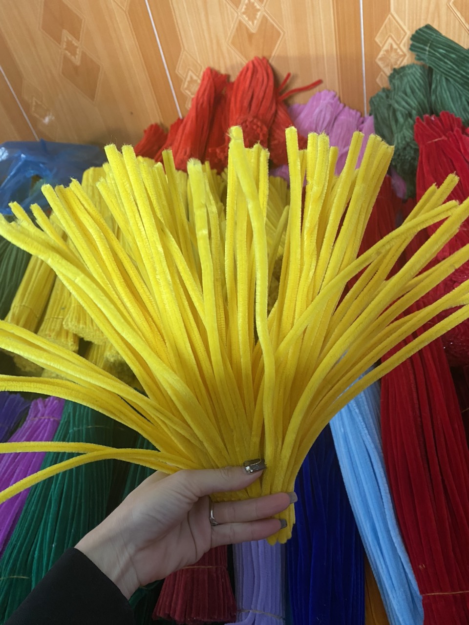 Phấn tô màu hoa kẽm nhung