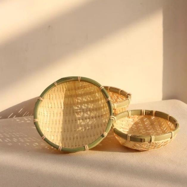 [ Hạ giá ] Rổ Rá tre nhí - Trang trí, decor, chụp hình.
