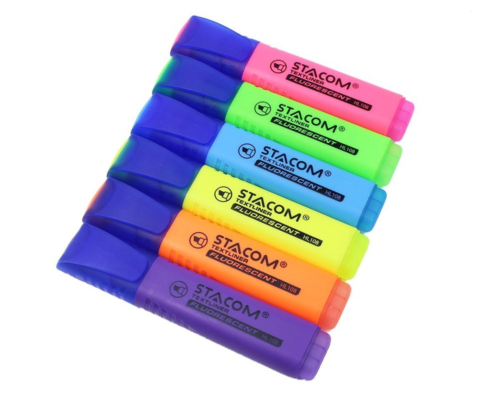 Bút dạ quang(nhớ dòng) Stacom HL108(tùy chọn màu sắc, số lượng)-highlighter