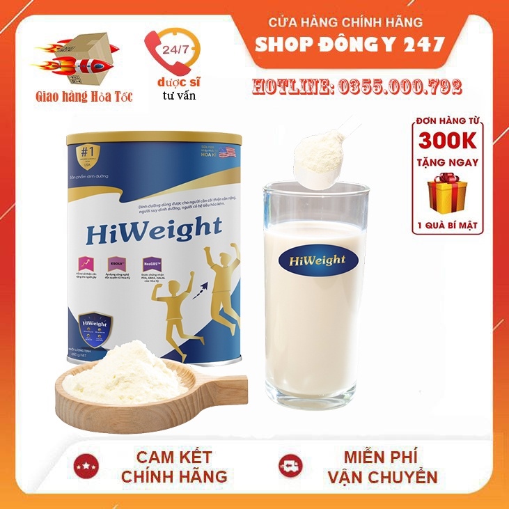 [nóng] HiWeight – Sữa tăng cân số 1 Hoa Kỳ