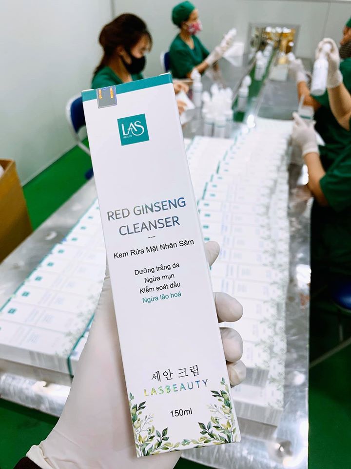 [CHÍNH HÃNG] Kem rửa mặt nhân sâm LAS BEAUTY mẫu mới nhất