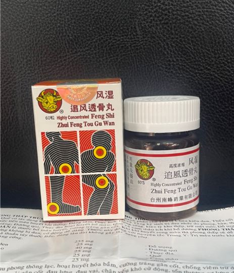 Feng shi zhui feng tou gu wan - phong thấp truy phong thấu cốt hoàn - xương khớp
