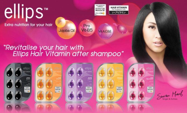 Vỉ Vitamin Ellips Dưỡng tóc ( 5 vỉ 5 màu)