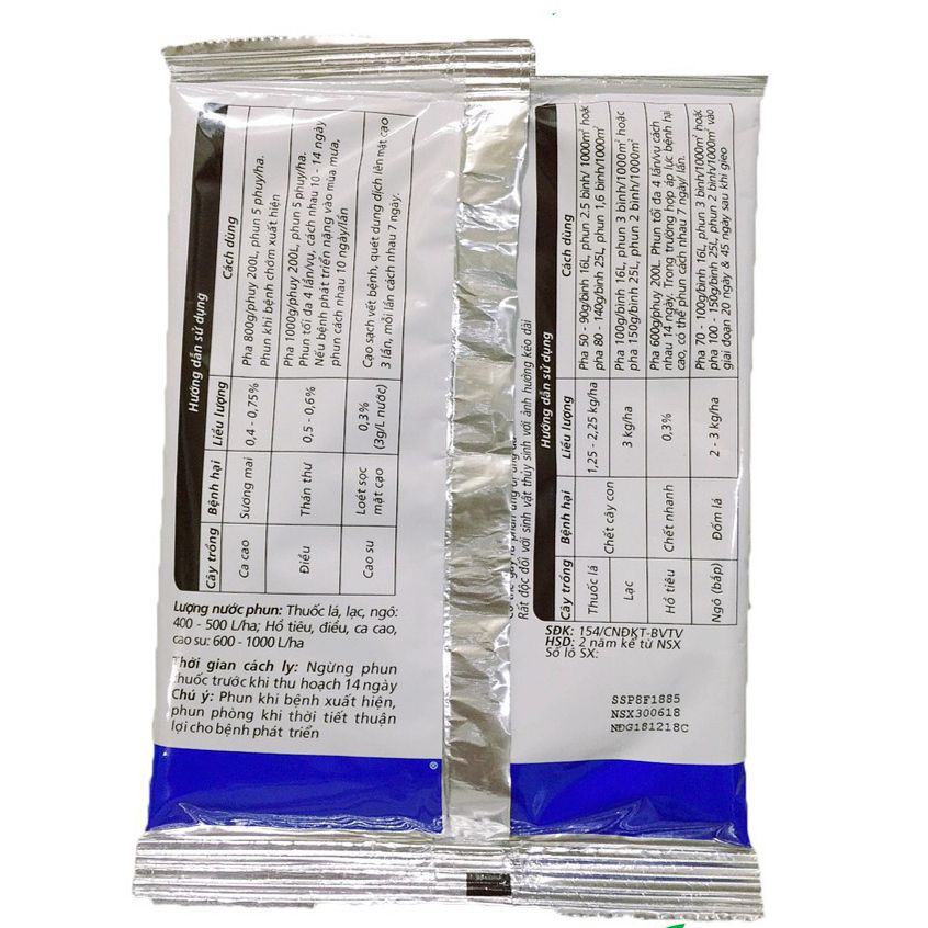 Ridomil Gold 68WP - 100gr Hàng chuẩn - diệt nấm bệnh Lan cây kiểng