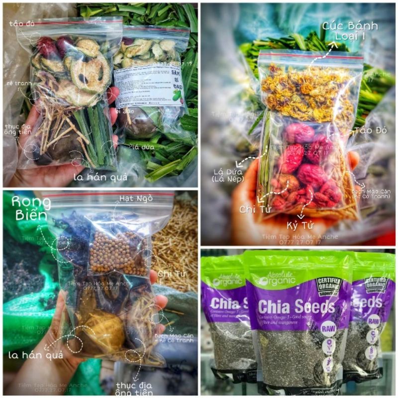 Các Set Nấu Nước Sâm Tự Chọn