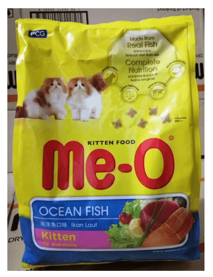 Thức ăn hạt cho Mèo Con Me-O Kitten (dưới 12 tháng tuổi) - Vị Cá Biển - [Nông Trại Thú Cưng]