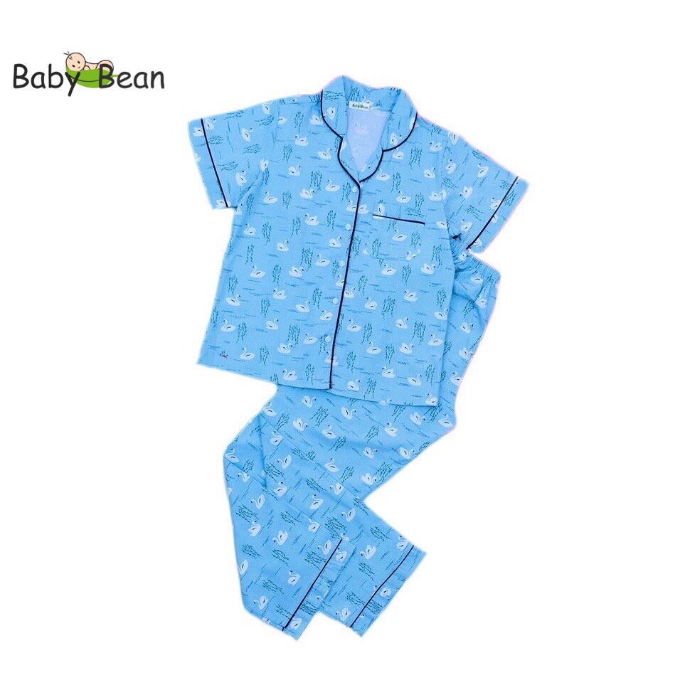 Bộ Đồ Cotton Pyjama Bé Gái BabyBean