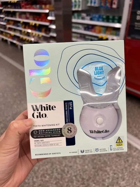 Bộ làm trắng răng White Glo White Accelerator Blue Light Teeth Úc