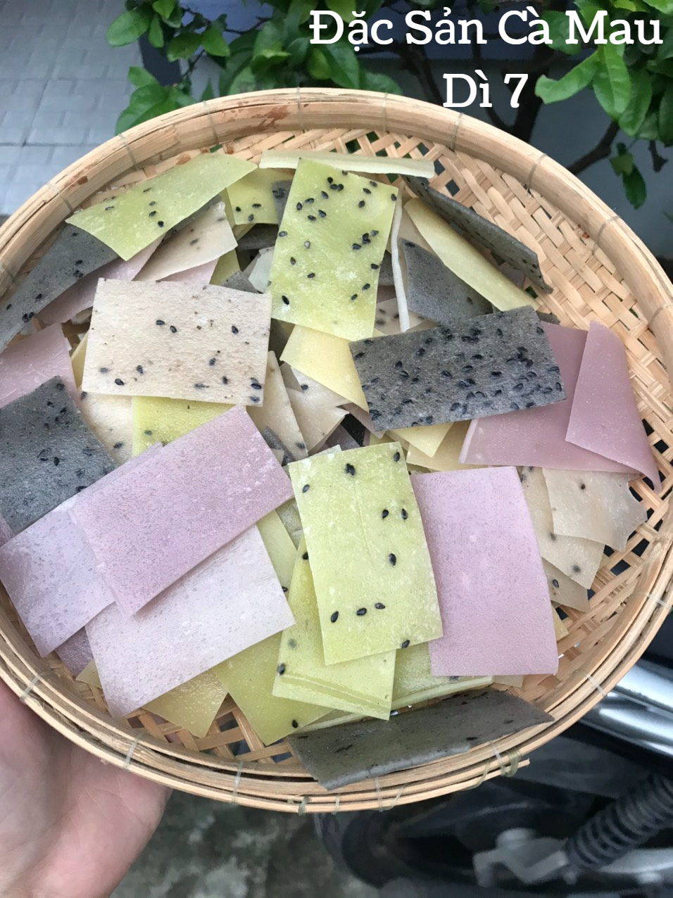 [250Gram] Bánh phồng nước cốt dừa, mix nhiều vị