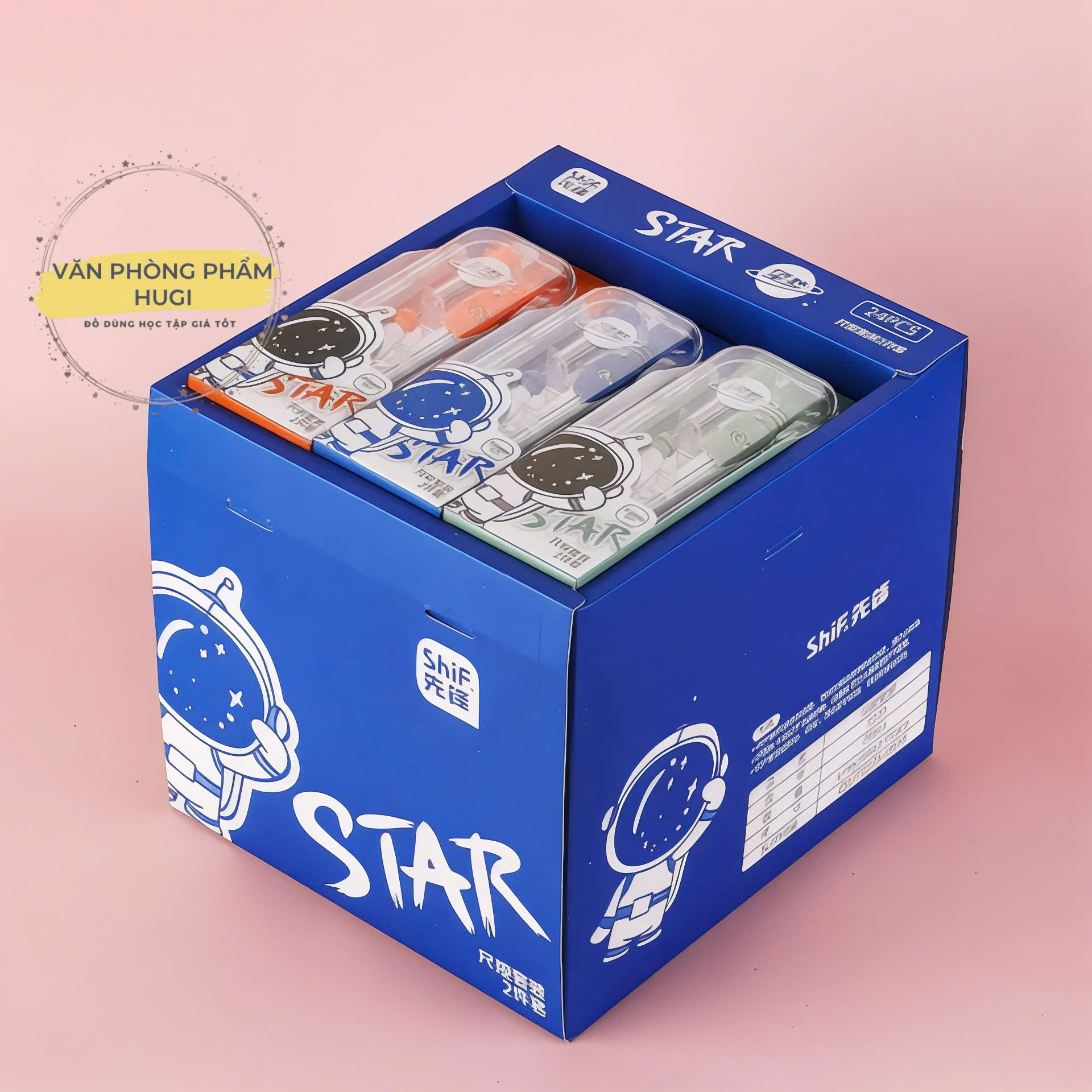 Hộp Compa Chì Bấm Vẽ Kỹ Thuật (ShiF 3121) Thân Kim Loại Chắc Chắn Dành Cho Học Sinh