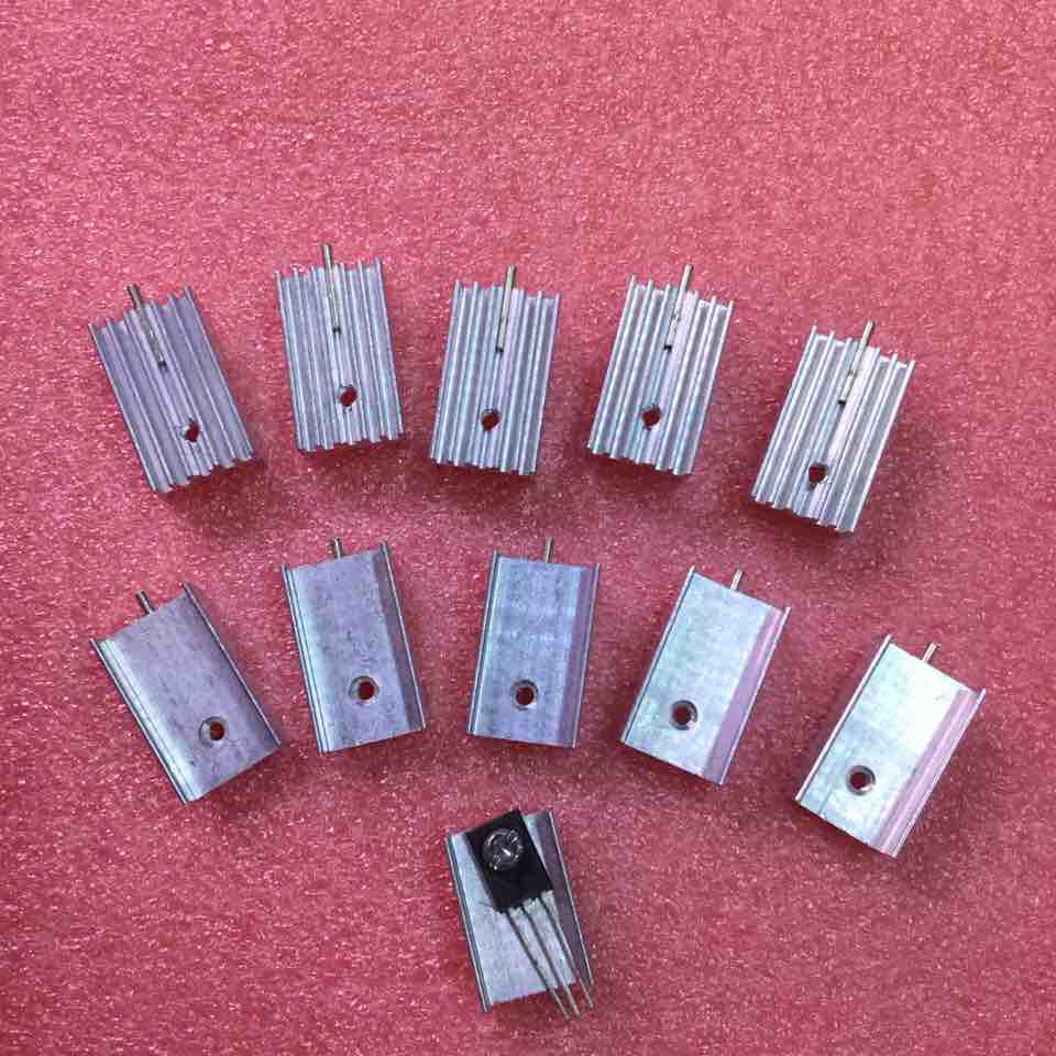 10 chiếc nhôm tản nhiệt 1.5x2.5 cm
