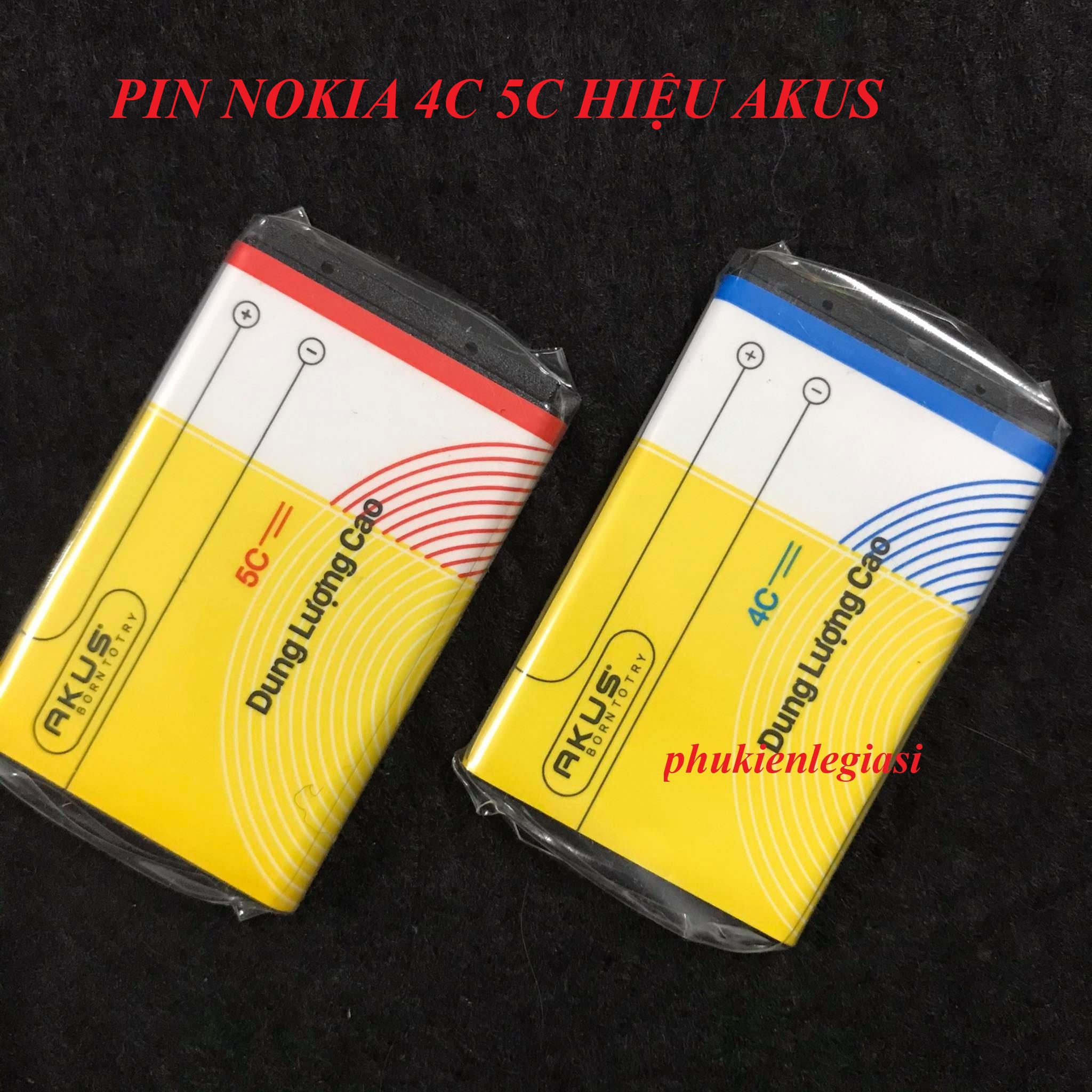 Pin nokia 4c 5c AKUS loại xịn dung lượng cao