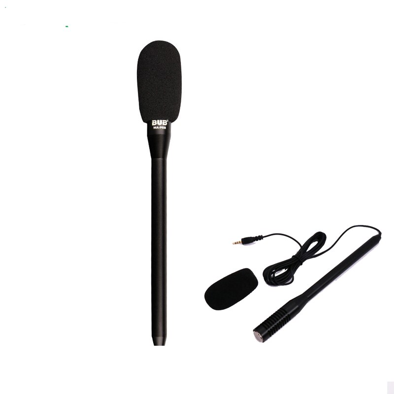 Micro phỏng vấn cho điện thoại và máy ảnh BUB MA-P68 (Đen)