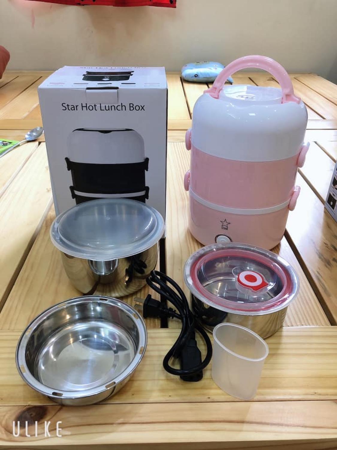 Cặp lồng cắm điện hâm nóng cơm 3 tầng Star