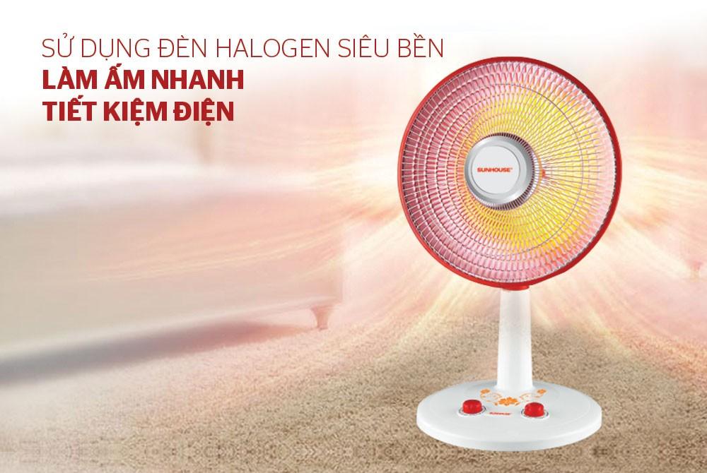 Quạt sưởi halogen SUNHOUSE SHD7005