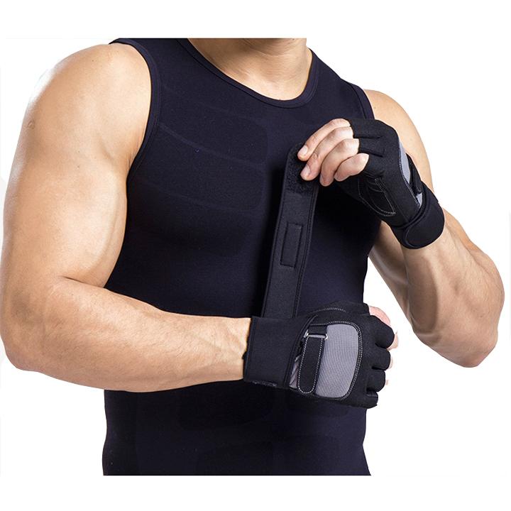 Găng tay tập gym Boer 1601 có dây quấn cổ tay