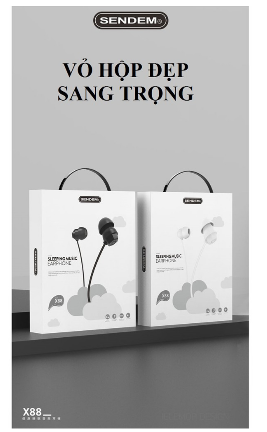 Tai nghe SENDEM X88 siêu nhỏ, nhẹ