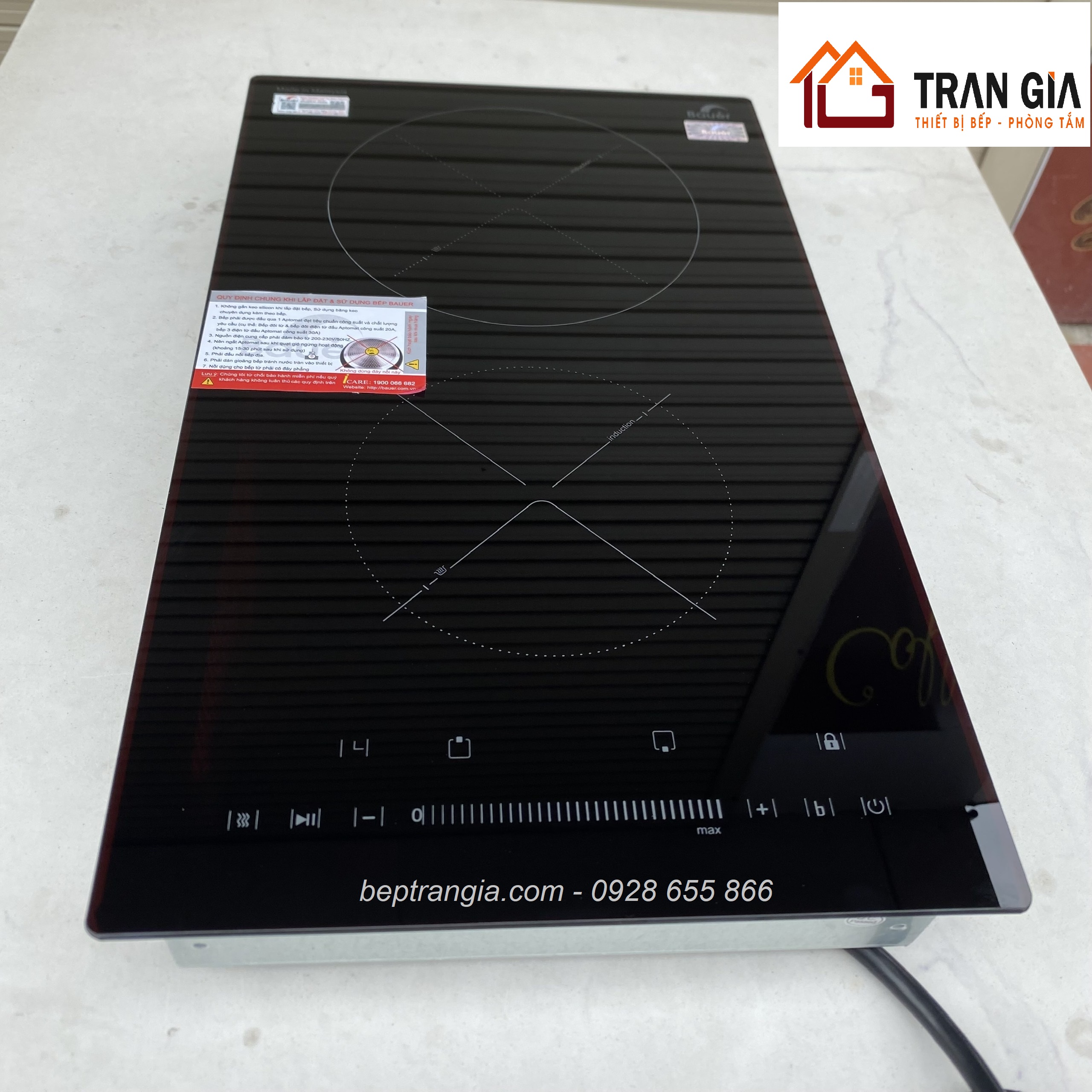 Bếp từ domino Bauer BE 32DI Nhập khẩu Malaysia