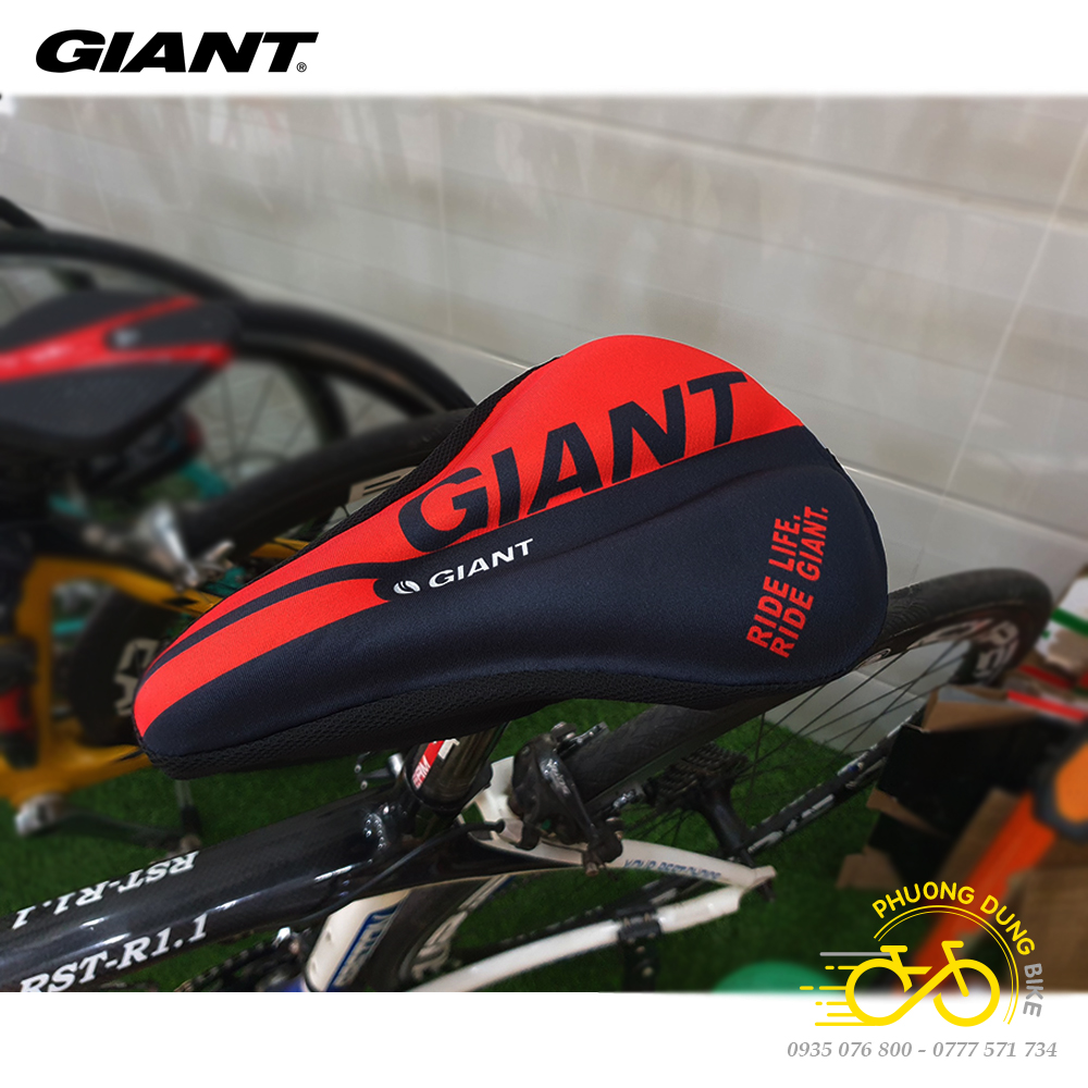 Nệm bọc yên xe đạp silicon mềm GIANT