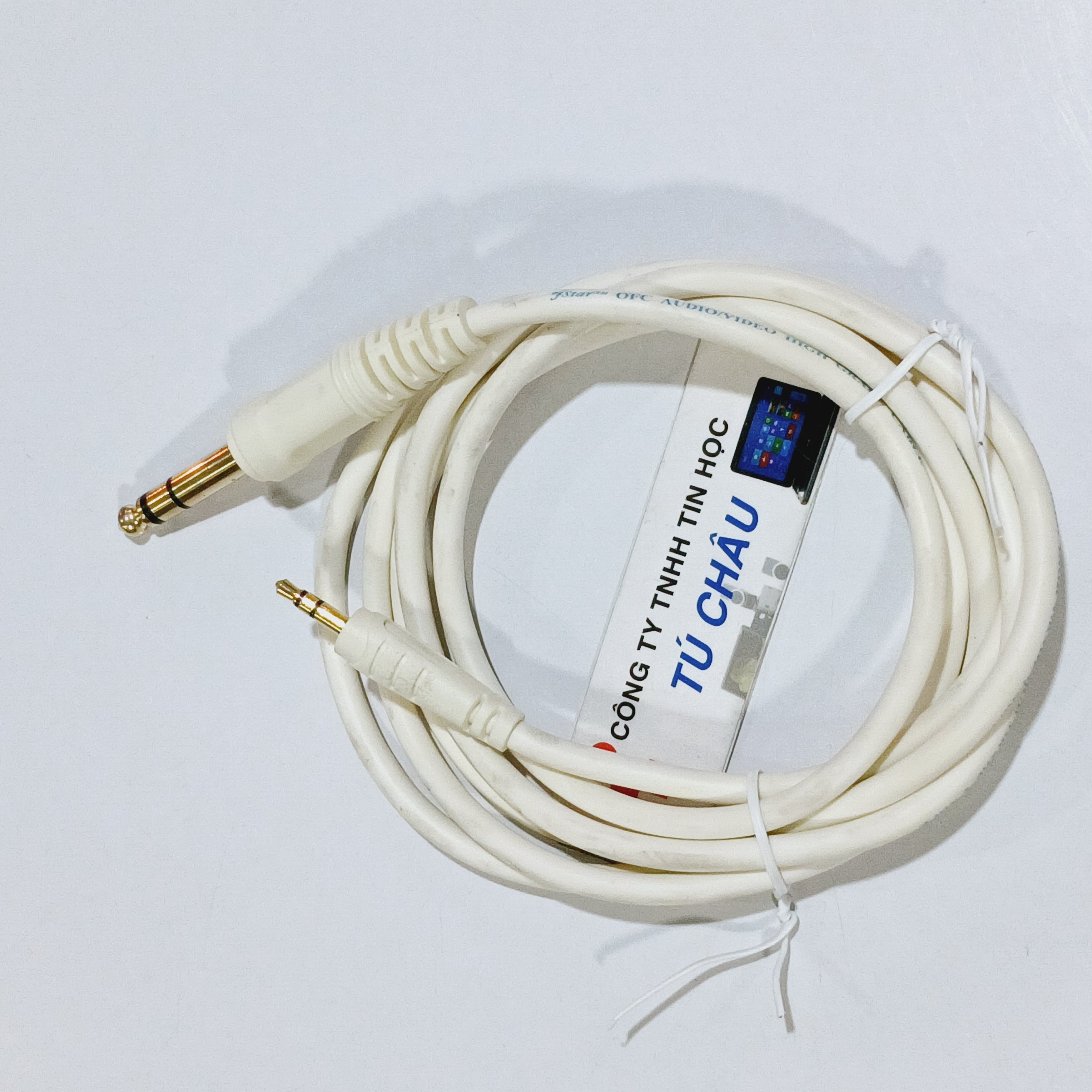 Cáp 6 Ly ra 3.5 Ly dài 1.5m / 1.8m / 3m (6 Ly MONO / STEREO) ra 3.5 Ly - Tín hiệu sử dụng 2 chiều)
