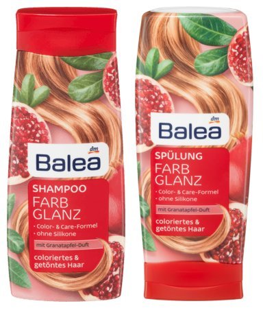Dầu gội và xả Balea Shampoo Farbglanz Color