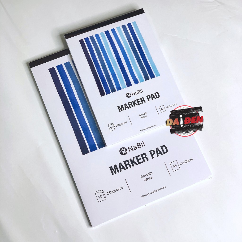[HCM]Sổ Marker Pad Nabii 250gsm 20 Sheet