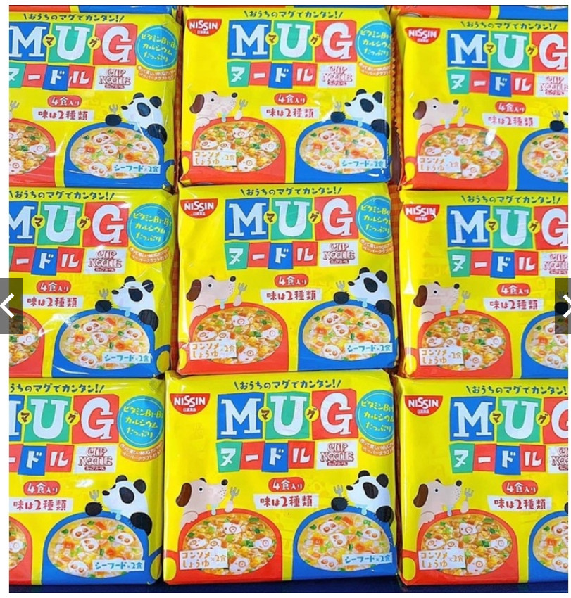 Mì mug Nhật ăn liền cho bé